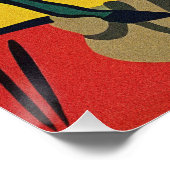 カラフル抽象芸術動物芸術ポスター ポスター (コーナー)