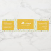 カラフル抽象芸術化粧品JARラップラのまわりにベル ペットボトルラベル (シングルラベル)