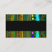 カラフル抽象芸術名刺テンプレートデザイン 名刺 (正面)