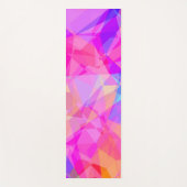 カラフル抽象芸術図形プリズムパターン ヨガマット (正面)