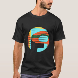 カラフル抽象芸術図形 Tシャツ