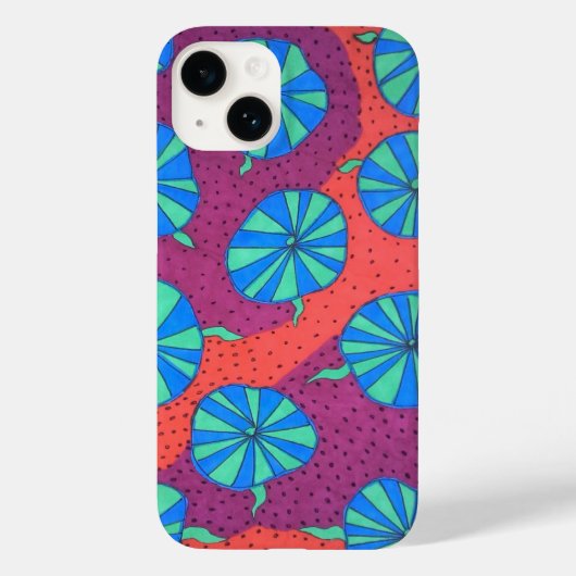 カラフル抽象芸術図形iPhoneケース Case-Mate iPhoneケース (裏面)