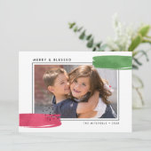 カラフル抽象芸術宗教写真 シーズンカード (スタンド正面)