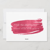 カラフル抽象芸術宗教写真 シーズンカード (裏面)