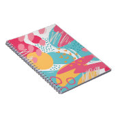 カラフル抽象芸術帳 ノートブック (右側)