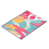 カラフル抽象芸術帳 ノートブック (左側)