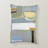 カラフル抽象芸術幾何学図形 アクセントクッション (裏面(縦))