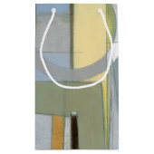 カラフル抽象芸術幾何学図形 スモールペーパーバッグ (裏面)