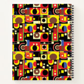 カラフル抽象芸術幾何学図形 ノートブック (裏面)