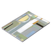 カラフル抽象芸術幾何学図形 ノートブック (左側)