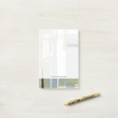 カラフル抽象芸術幾何学図形 ポストイット (デスク上)