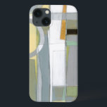 カラフル抽象芸術幾何学図形 iPhone 13ケース<br><div class="desc">ノーマン・ワイアットオリジナル、このプリントは、互いに重なり合うカラフル抽象芸術幾何学的形状を示す。非常に前衛的な曲は、色と活動で爆発する。もし表現主義アートが大好きプリントだ！</div>