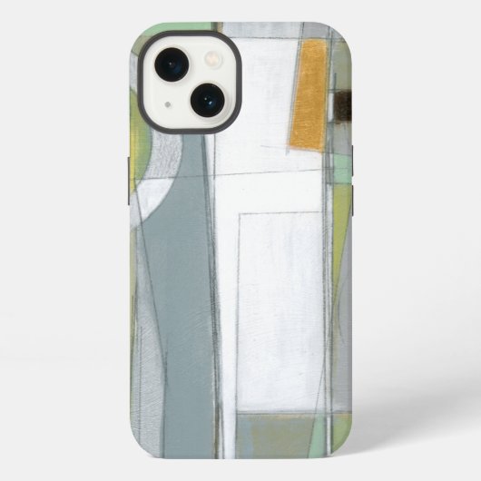 カラフル抽象芸術幾何学図形 iPhoneケース (裏面)