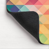 カラフル抽象芸術幾何学的パターン マウスパッド (コーナー)