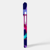 カラフル抽象芸術幾何学的パターン Case-Mate iPhoneケース (裏面 / 左)