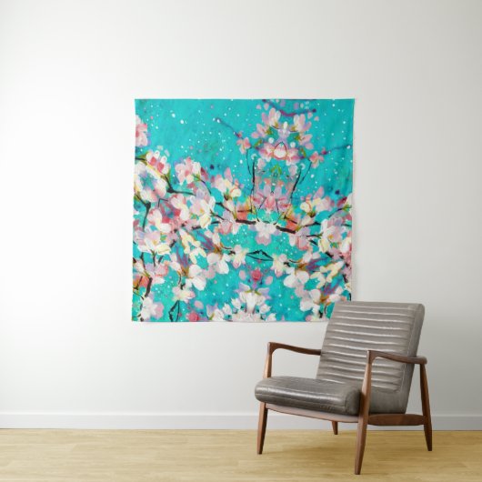 カラフル抽象芸術幾何学背景パターン タペストリー (インサイチュ)