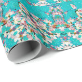 カラフル抽象芸術幾何学背景パターン ラッピングペーパー (ロールコーナー)