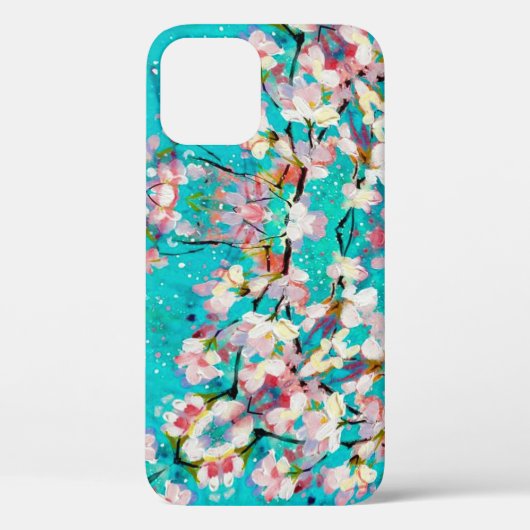 カラフル抽象芸術幾何学背景パターン Case-Mate iPhoneケース (裏面)