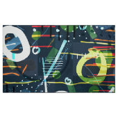 カラフル抽象芸術幾何形状パターンNo.2 ファブリック (ファットクォーター)