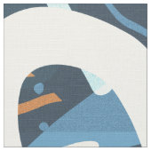 カラフル抽象芸術幾何形状パターンNo.2 ファブリック (クローズアップ)