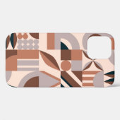 カラフル抽象芸術幾何形状モザイク背景 Case-Mate iPhoneケース (裏面 (横))