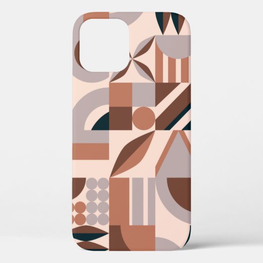カラフル抽象芸術幾何形状モザイク背景 Case-Mate iPhoneケース (裏面)