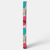 カラフル抽象芸術形グランジ状 SAMSUNG GALAXYケース (左側面)