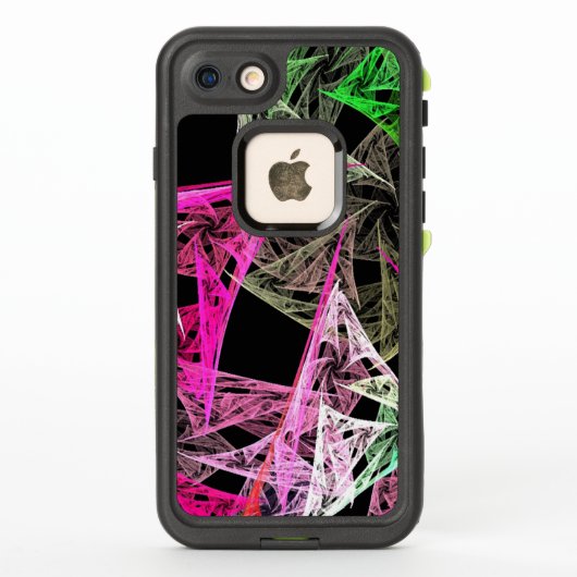 カラフル抽象芸術折り紙パターン LifeProof iPhoneケース (裏面)