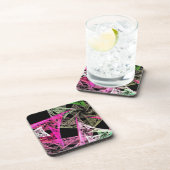 カラフル抽象芸術折り紙 コースター (右側)