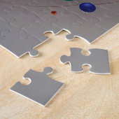 カラフル抽象芸術旋回デザイン ジグソーパズル (側面)