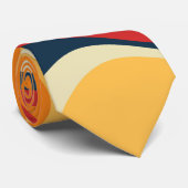 カラフル抽象芸術旋回デザイン ネクタイ (ロール)