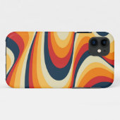 カラフル抽象芸術旋回デザイン Case-Mate iPhoneケース (裏面(横))