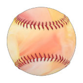 カラフル抽象芸術水彩大理石テクスチャ 野球ボール (裏面)