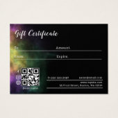 カラフル抽象芸術水彩毛美しいサロン (裏面)