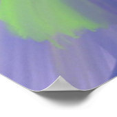 カラフル抽象芸術油塗装 ポスター (角)