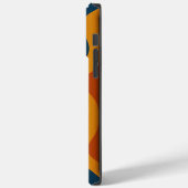 カラフル抽象芸術波大文字/小文字を区別 Case-Mate iPhoneケース (裏面 / 左)