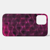 カラフル抽象芸術波黒の背景 Case-Mate iPhoneケース (裏面 (横))