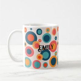 カラフル抽象芸術点 コーヒーマグカップ