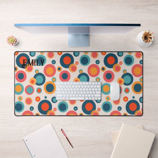 カラフル抽象芸術点 デスクマット (オフィス1)