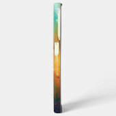 カラフル抽象芸術燭台絵画図 SAMSUNG GALAXYケース (左側面)