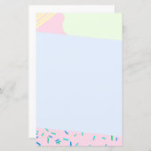 カラフル抽象芸術紙 (正面/裏面)