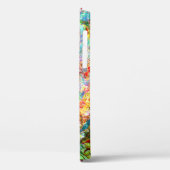 カラフル抽象芸術素朴フローラデザイン Case-Mate iPhoneケース (裏面 / 左)