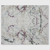 カラフル抽象芸術絵を描（ばちゃばちゃ）跳ねる包装紙 ラッピングペーパー (フラット)