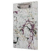 カラフル抽象芸術絵を描（ばちゃばちゃ）跳ねる クリップボード (左)