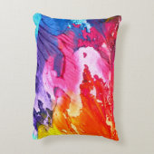 カラフル抽象芸術絵を描-25688 アクセントクッション (裏面(縦))