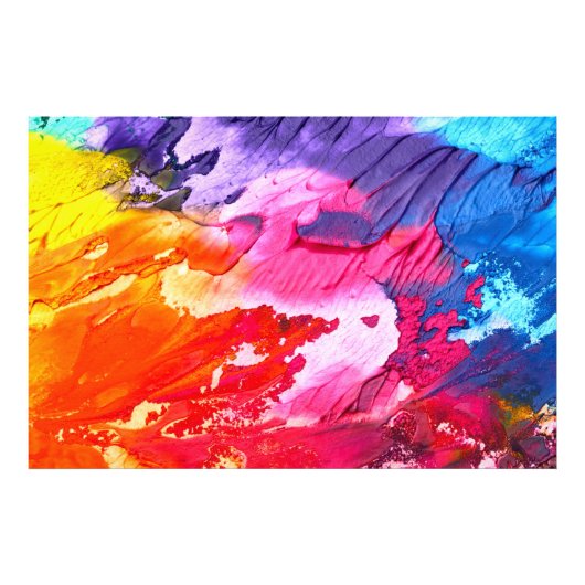 カラフル抽象芸術絵を描-25688 フォトプリント            (正面)