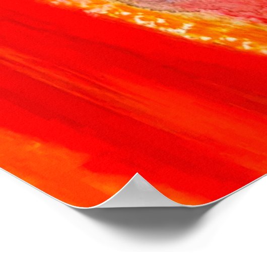 カラフル抽象芸術絵画アートの背景。モダン ポスター (角)