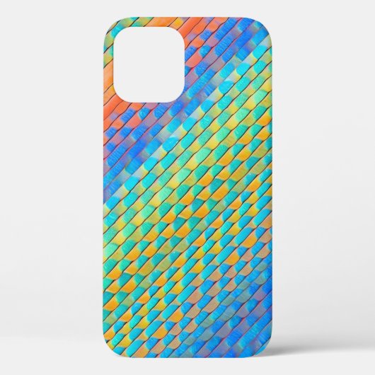 カラフル抽象芸術織りデジタルパターン Case-Mate iPhoneケース (裏面)