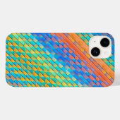 カラフル抽象芸術織りデジタルパターン Case-Mate iPhoneケース (裏面 (横))