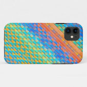 カラフル抽象芸術織りデジタルパターン Case-Mate iPhoneケース (裏面(横))